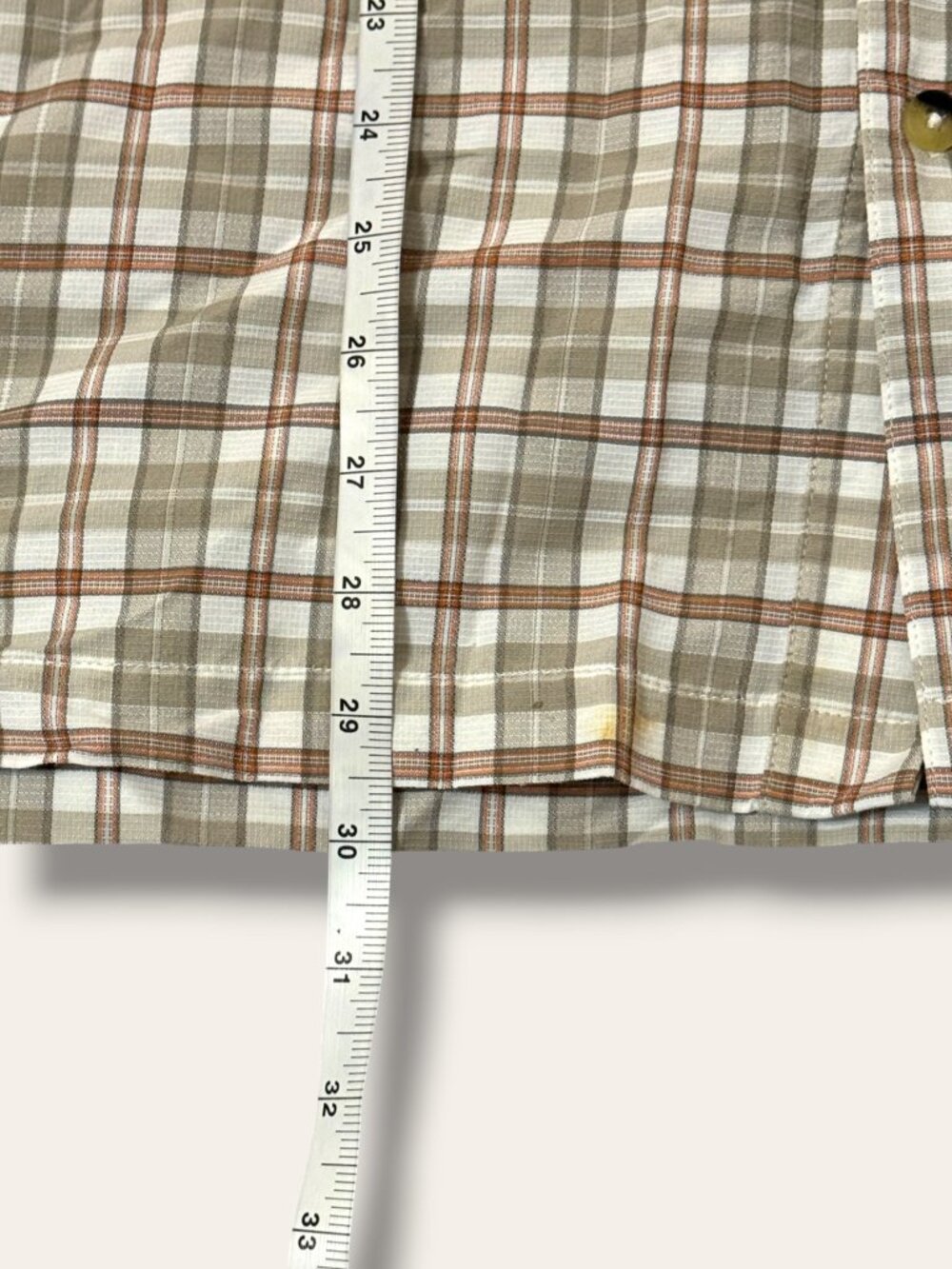 Natural Gear Shirt Mens L Short Sleeve Plaid Fishing Vent Back Breathable Nylon - Picture 12 of 12